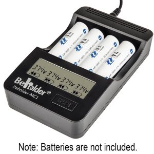 Bộ Sạc cho pin AA / AAA / 18650 / 266500 Beholder Battery Charger 110-240v Có Lcd