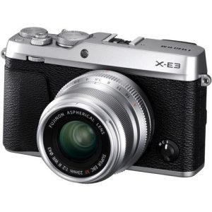 Máy ảnh Fujifilm X-E3 + Ống Kính XF 23mm F2 Bạc - Chính hãng