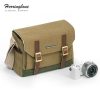 Herringbone Postman Small Khaki | Chính Hãng