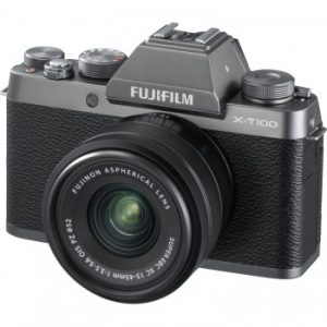Máy ảnh Fujifilm X-T100 + Ống Kính XC 15-45mm Bạc Đậm - Chính hãng