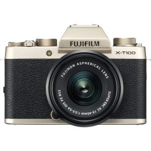 Máy ảnh Fujifilm X-T100 + Ống Kính XC 15-45mm Gold - Chính hãng