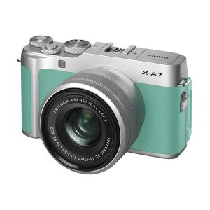 Máy ảnh Fujifilm X-A7 Mint Green + 15-45mm - Chính hãng