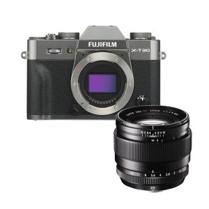 Máy ảnh FujiFilm X-T30 (Charcoal Bạc) + Ống kính XF23mm F1.4 - Chính hãng