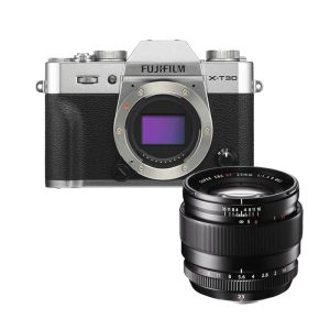 Máy ảnh FujiFilm X-T30 (Bạc) + Ống kính XF 23mm F1.4 - Chính hãng