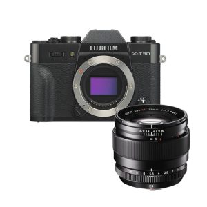 Máy ảnh FujiFilm X-T30 (Black) + Ống kính XF 23mm F1.4 - Chính hãng
