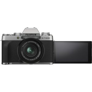 Máy ảnh Fujifilm X-T200 Bạc + Ống kính XC 15-45mm - Chính hãng