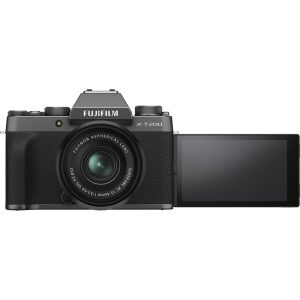 Máy ảnh Fujifilm X-T200 Dark Silver + Ống kính XC 15-45mm - Chính hãng