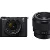 Combo Máy ảnh Sony A7C + Kit 28-60mm (Đen) + FE 50mm F1.8 - Chính hãng