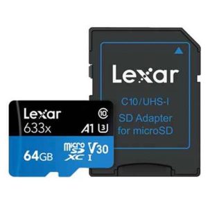 Thẻ nhớ MicroSD Lexar 64GB MI64GBB633A Class 10 | Chính Hãng