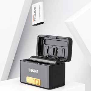 ZGCINE PS-BX Charging Case for Sony NP-BX1 battery (2-bit NO battery) - Chính hãng