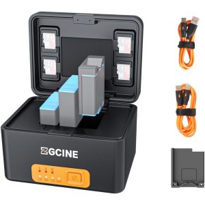 ZGCINE PS-G10 Charging case for GoPro battery (3-bit NO battery) - Chính hãng