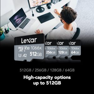 Thẻ nhớ MicroSDXC Lexar 1066x U3 UHS-I A2