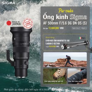 Sigma 500mm f/5.6 DG DN OS (S) | Chính Hãng