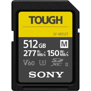 Thẻ nhớ SD Sony SF-M Tough Series 512GB UHS-II SDXC | Chính Hãng