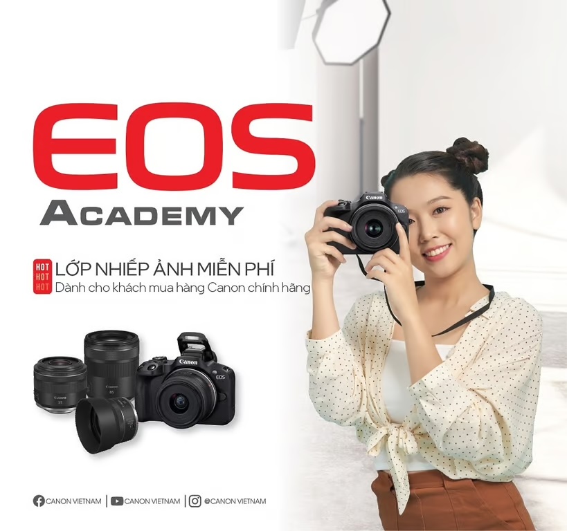 ớp học NHIẾP ẢNH CƠ BẢN c&ugrave;ng Canon