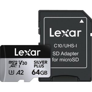 Thẻ nhớ MicroSD Lexar 64GB Professional SILVER PLUS UHS-I | Chính Hãng