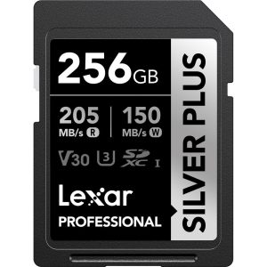 Thẻ nhớ SD Lexar Professional Silver Plus UHS-I U3 256GB | Chính Hãng
