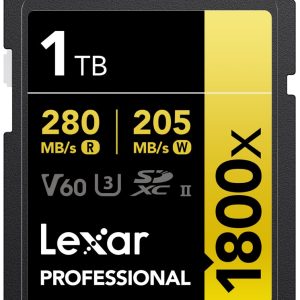 Thẻ nhớ Lexar Professional 1800x SDXC UHS-II U3 V60 1TB | Chính Hãng