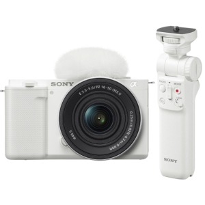 Combo Sony ZV-E10K Trắng + GP-VPT2BT Trắng