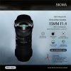 Sigma 15mm F1.4 DC (C) | Chính Hãng