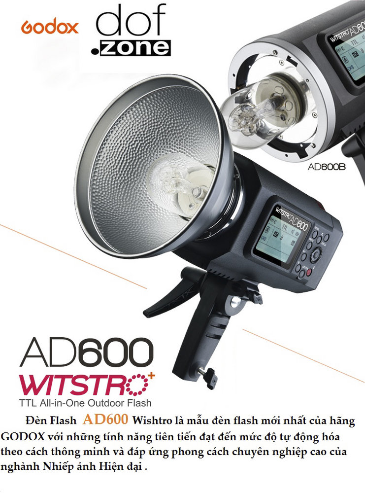 Bộ Đèn Flash Chụp Ngoài Trời Ad600bm (Ngàm Bowens) - Ảnh 4