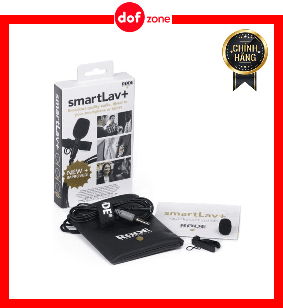 Micro Thu Âm Cài Áo Rode Smart Lav+ Chuyên Nghiệp