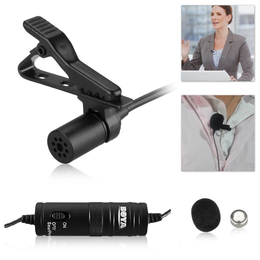 Micro Lavalier Cài Áo Boya BY-M1