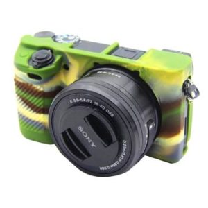 Bao Silicon Puluz Cho Máy Sony A6300 - Màu Camouflage