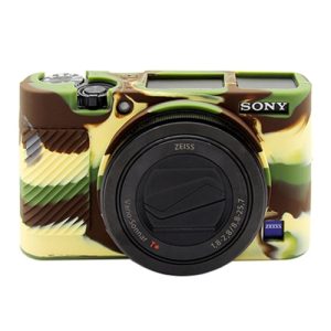 Bao Silicon Puluz Cho Máy Sony RX100 III / IV / V - Màu Camouflage
