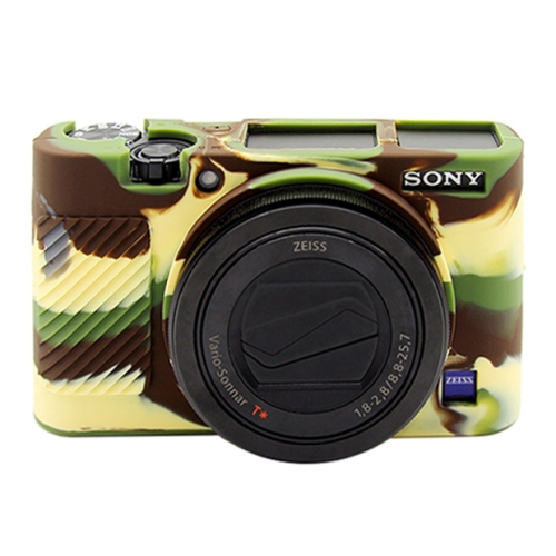 Bao Silicon Puluz Cho Máy Sony RX100 III / IV / V - Màu Camouflage
