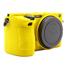 Bao Silicon Puluz Cho Máy Sony A6500 - Màu Vàng