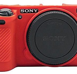 Bao Silicon Puluz Cho Máy Sony A6500 - Màu Đỏ - Ảnh 2