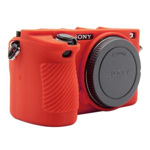 Bao Silicon Puluz Cho Máy Sony A6500 - Màu Đỏ