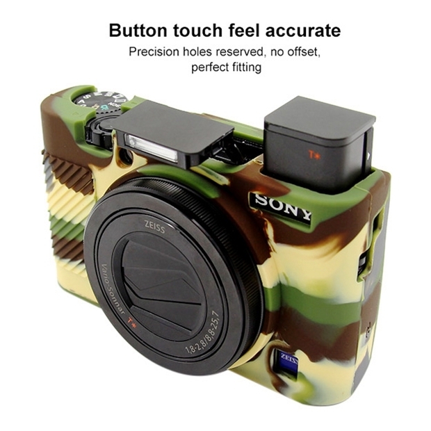 Bao Silicon Puluz Cho Máy Sony RX100 III / IV / V - Màu Camouflage - Ảnh 5
