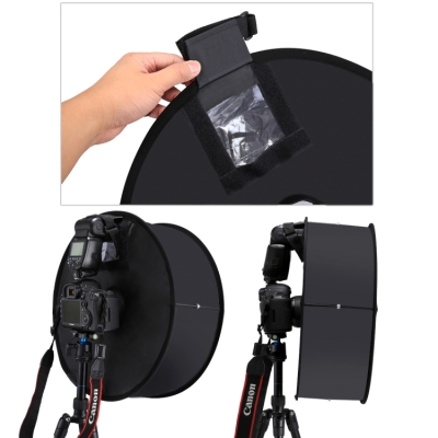 Bộ Tản Sáng Puluz 45cm Round Style Macro And Portrait Softbox - Ảnh 10