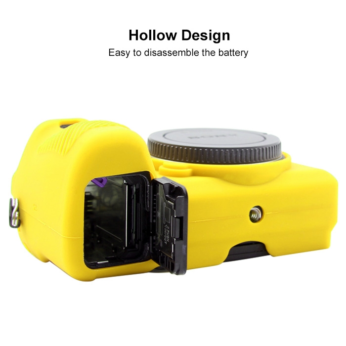 Bao Silicon Puluz Cho Máy Sony A6500 - Màu Vàng - Ảnh 6