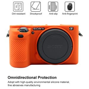 Bao Silicon Puluz Cho Máy Sony A6500 - Màu Cam - Ảnh 6