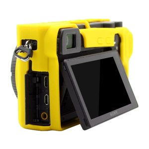 Bao Silicon Puluz Cho Máy Sony A6500 - Màu Vàng - Ảnh 3