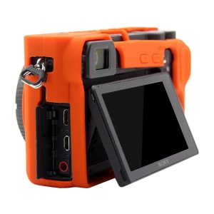 Bao Silicon Puluz Cho Máy Sony A6500 - Màu Cam - Ảnh 3