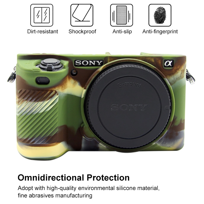 Bao Silicon Puluz Cho Máy Sony A6500 - Màu Camouflage - Ảnh 2