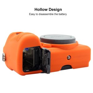 Bao Silicon Puluz Cho Máy Sony A6500 - Màu Cam - Ảnh 5