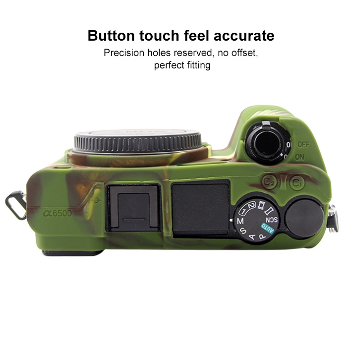 Bao Silicon Puluz Cho Máy Sony A6500 - Màu Camouflage - Ảnh 3