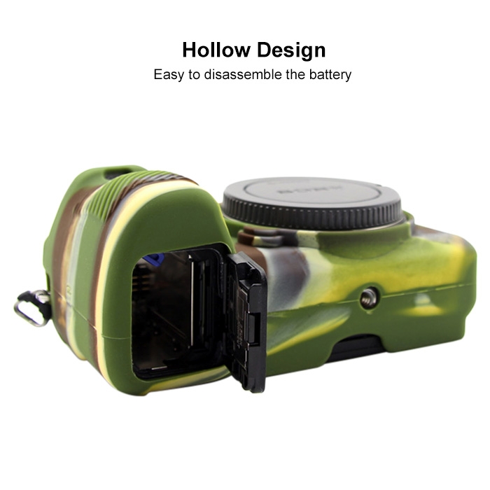 Bao Silicon Puluz Cho Máy Sony A6500 - Màu Camouflage - Ảnh 4