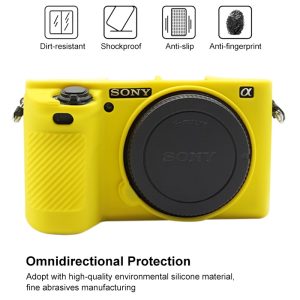 Bao Silicon Puluz Cho Máy Sony A6500 - Màu Vàng - Ảnh 4