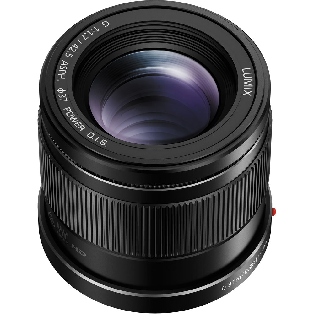 Ống Kính Panasonic Lumix G 42.5mm F1.7 Asph. Power O.I.S Black - Chính Hãng ( H-HS043E-K )