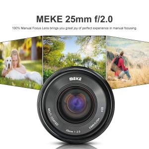 Ống Kính Meike 25mm F2.0 Aps-C For Sony E-Mount new Mã SP 0070 - Ảnh 5