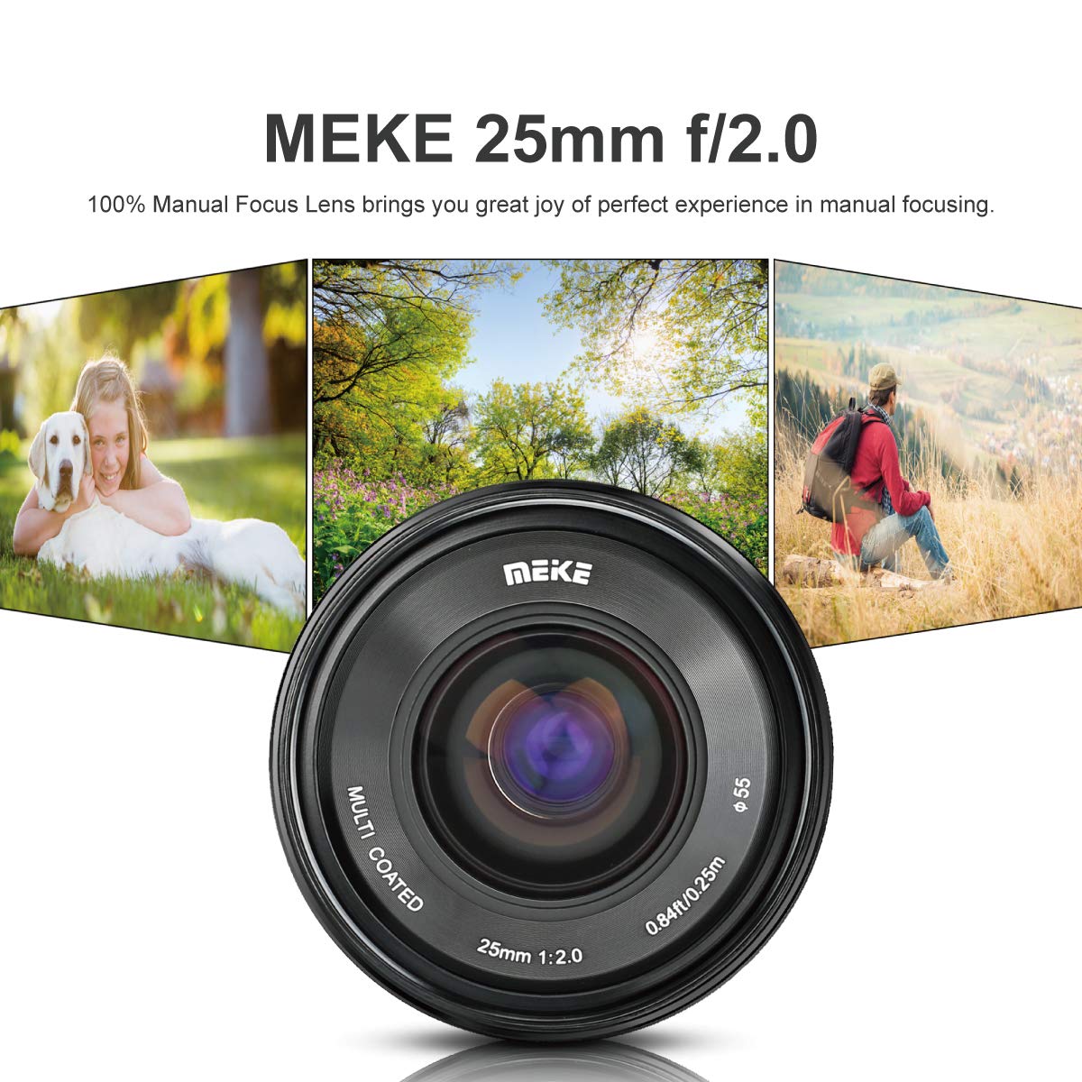 Ống Kính Meike 25mm F2.0 Aps-C For Sony E-Mount new Mã SP 0070 - Ảnh 5