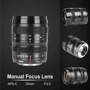 Ống Kính Meike 25mm F2.0 Aps-C For Sony E-Mount new Mã SP 0070 - Ảnh 2