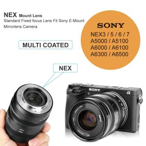 Ống Kính Meike 25mm F2.0 Aps-C For Sony E-Mount new Mã SP 0070 - Ảnh 4