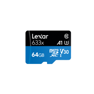 Thẻ nhớ MicroSD Lexar 64GB 633x 95MB/45MB/s | Chính Hãng